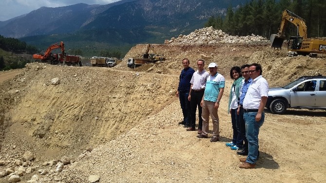 DSİ 13. bölge müdürü Özgür,incelemelerde bulundu