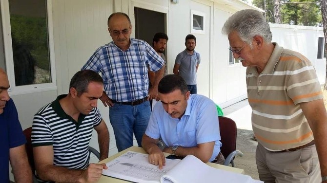 DSİ 13. Bölge Müdürü Özgür, Kırkgeçit Ve Topsurlar Gölet inşaatlarını inceledi