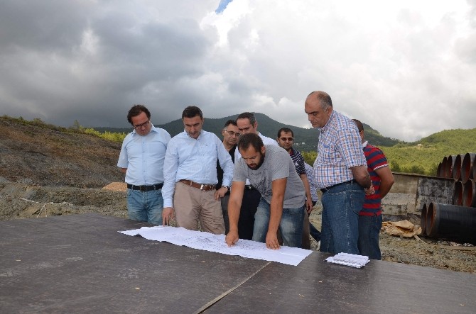 DSİ 13. Bölge Müdürü Özgür, Naras Sulaması Ve Alanya Arıtma Tesisi inşaatlarını inceledi