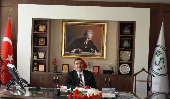 DSİ 13. Bölge Müdürü Özgür yatırımları değerlendirdi