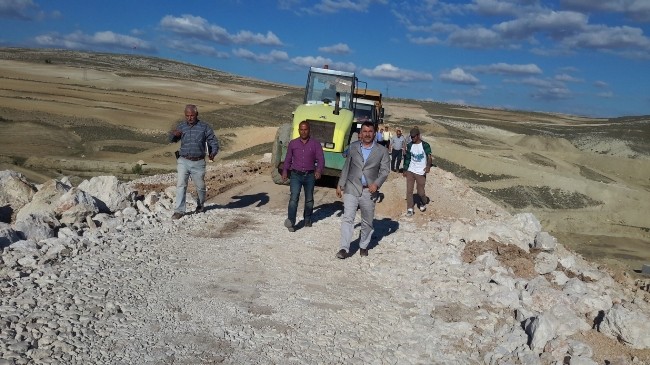 DSİ 13.Bölge müdürü Özgür, gölet ve sulama inşaatlarında incelemeler yaptı