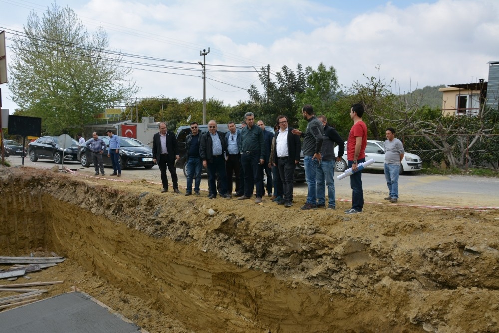 DSİ Bölge Müdürü Coşkun, sulama inşaatlarını inceledi