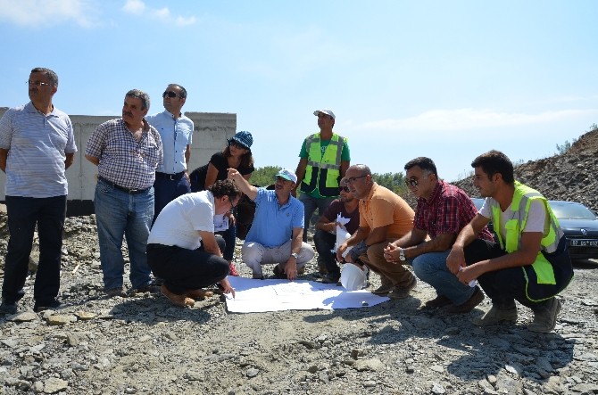 DSİ Bölge Müdürü Özgür, Alanya’daki inşaatları inceledi