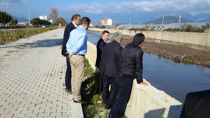 DSİ Finike ve Kumluca’da olası taşkınlara karşı tedbir alıyor