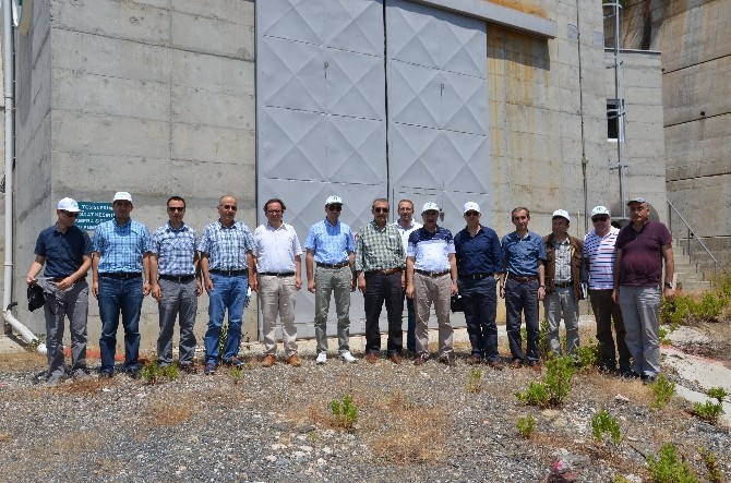 DSİ Genel Müdürlük heyeti sulama inşaatlarını inceledi