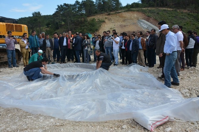 DSİ’den Adrasan Barajında deney