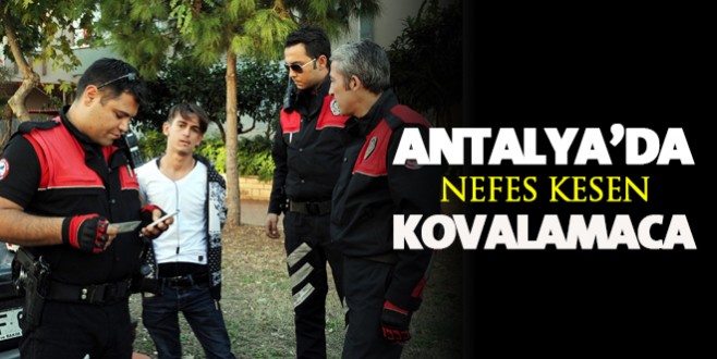 'Dur' ihtarına uymadı polisi peşine taktı