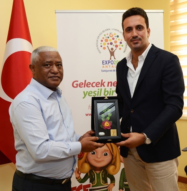 Etiyopya’nın Ankara Büyükelçisi EXPO 2016’ya katılımı görüştü
