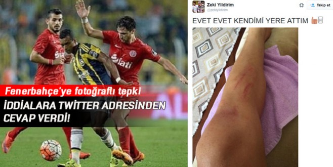 ‘Evet evet kendimi yere attım’