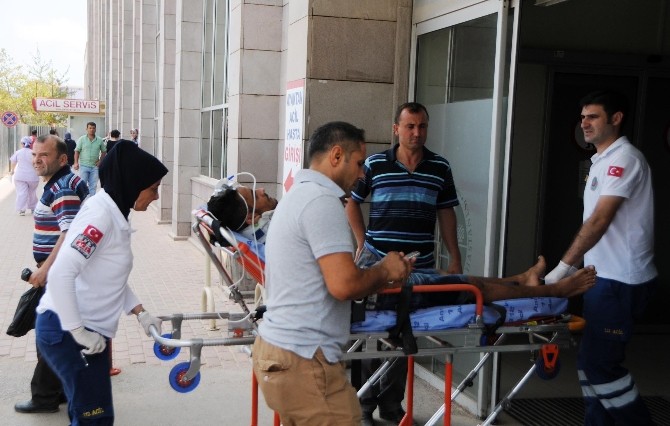 Falezlerden düşen şahıs yaralandı