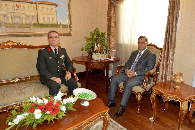 Garnizon Komutanı Kaya’dan Vali Muammer Türker’e ziyaret