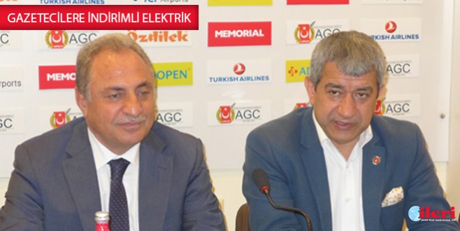 Gazetecilere indirimli elektrik