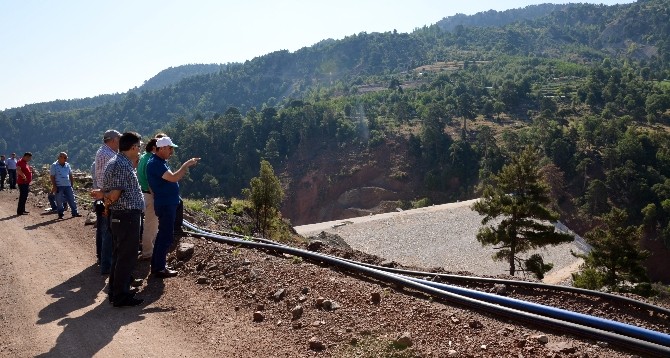 Geyikbayırı Karadere Barajında sona gelindi