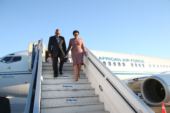 Güney Afrika Devlet Başkanı Jacob Zuma Türkiye’de