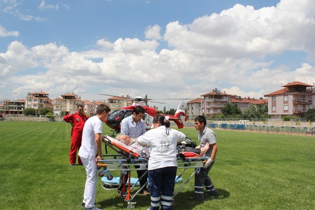 Hava ambulansı hayat kurtarmaya devam ediyor