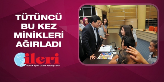 İlköğretim öğrencileri Tütüncü'yü ziyaret etti