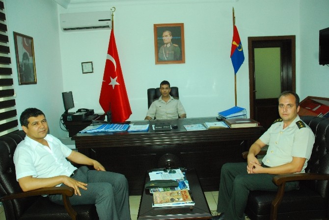 Jandarma Yüzbaşı Ufuk Aruk görevinin başında