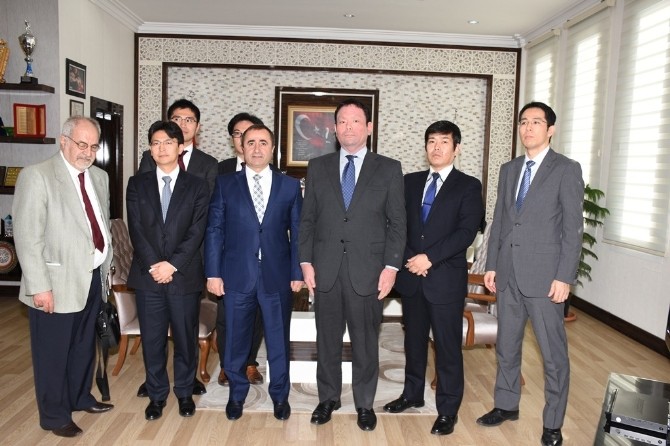 Japon heyeti Antalya Emniyet Müdürünü ziyaret etti