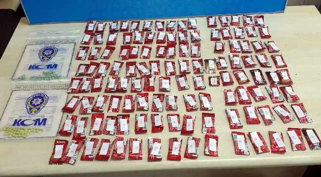 Kahve paketinde uyuşturucu servisi