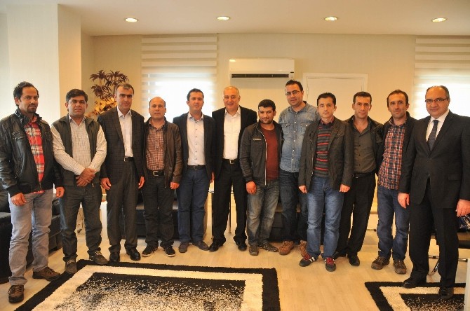 Kaş Esnaf Odası'ndan AESOB Başkanı Sevimçok'a ziyaret