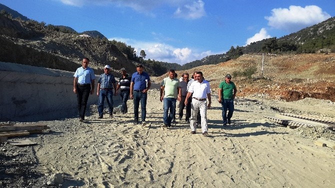 Kaş'ta 2 bin 060 dekar alan suya kavuşacak