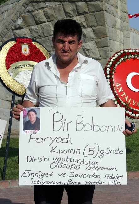 Kayıp kızını aradı