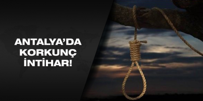 Kendini ağaca asarak intihar etti