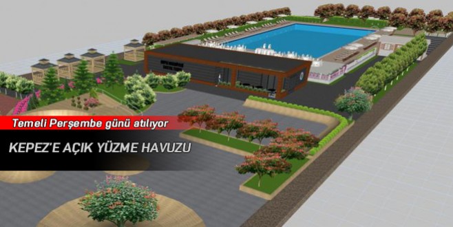 Kepez’e açık yüzme havuzu