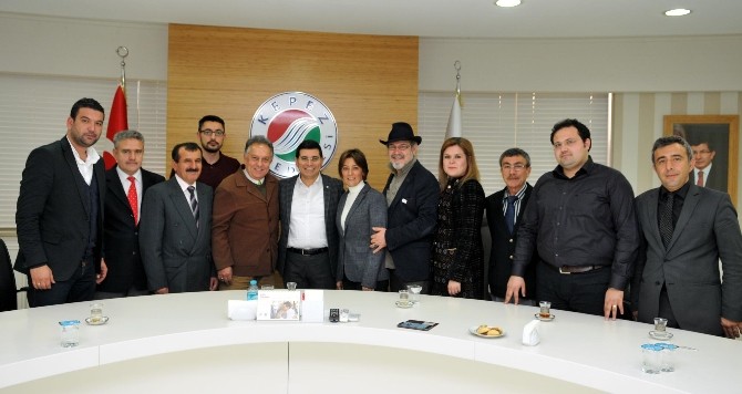 Kepez Kent Konseyi’nin Yeni Yönetiminden Başkan Tütüncü’ye ziyaret