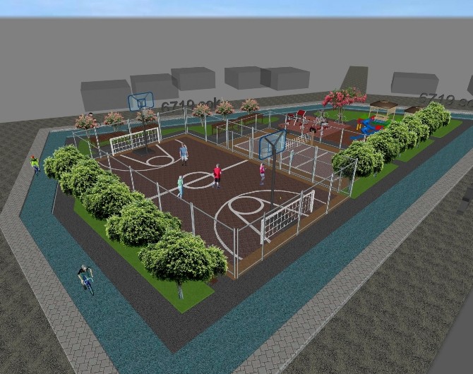 Kepez’de semt spor sahalarının temeli atılıyor