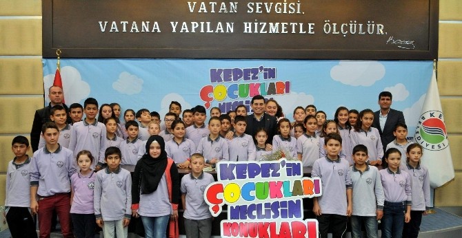 Kepezli çocuklar meclise konuk oldu