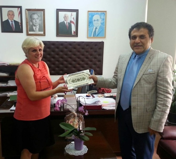 KKTC’deki kardeş hastaneye ilk ziyaret