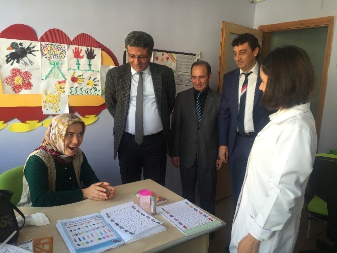 Kocagöz, Rehabilitasyon Merkezini ziyaret etti