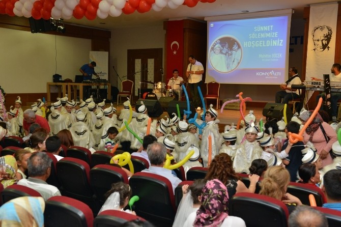 Konyaaltı belediyesi'nde sünnet şöleni