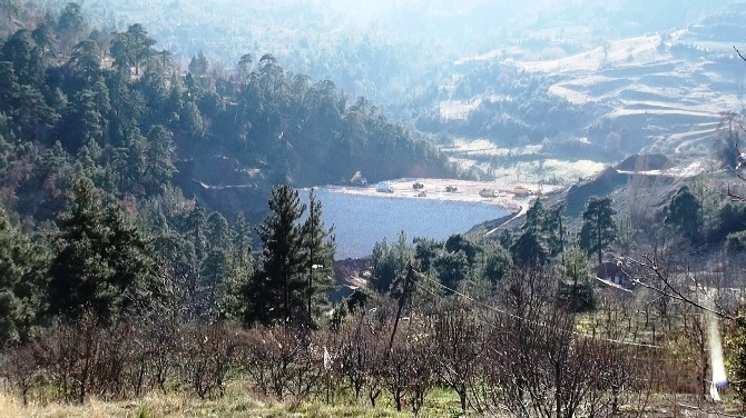 Konyaaltı Geyikbayırı Karadere Göleti'nde seviye yüzde 90