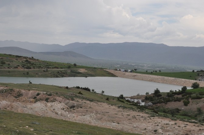 Korkuteli Küçükköy Asar Göleti’nde su seviyesi yükseliyor