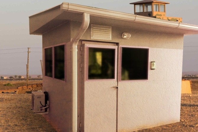 Korkuteli polisine zırhlı kulübe