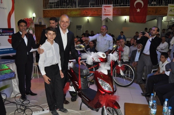 Korkuteli’nde ödüller sahibini buldu