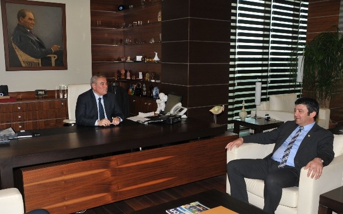 Kumluca Ticaret Ve Sanayi Odası’ndan ATSO Başkanı Çetin’e ziyaret