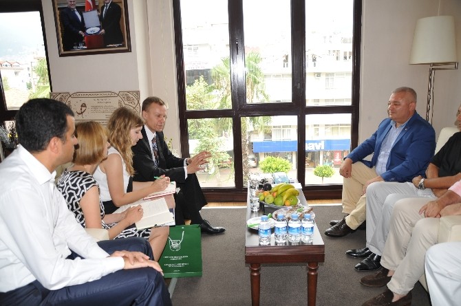 Litvanya Ankara Büyükelçisi Bruzga Alanya’da