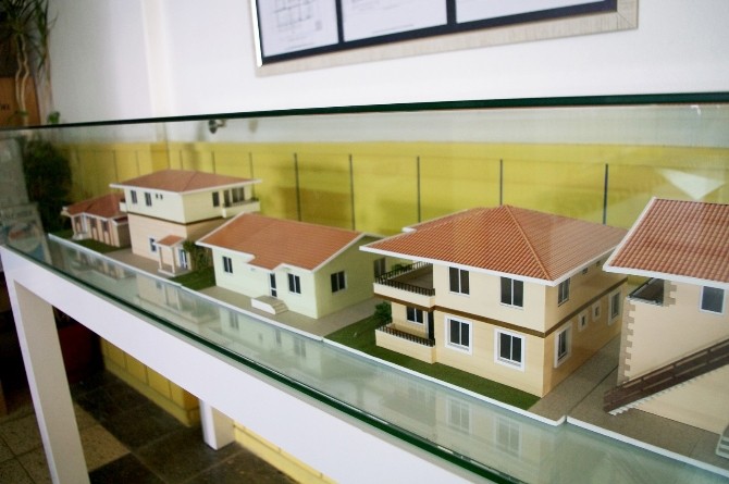 Maket evler sergilenmeye başlandı