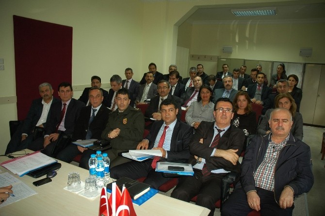 Manavgat İlçe Koordinasyon Kurulu toplandı