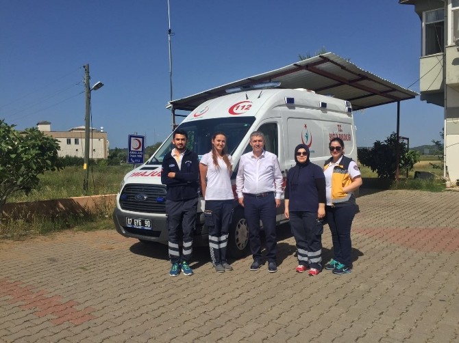 Manavgat, Kızılağaç’a 112 istasyonu ve 3 yeni ambulans