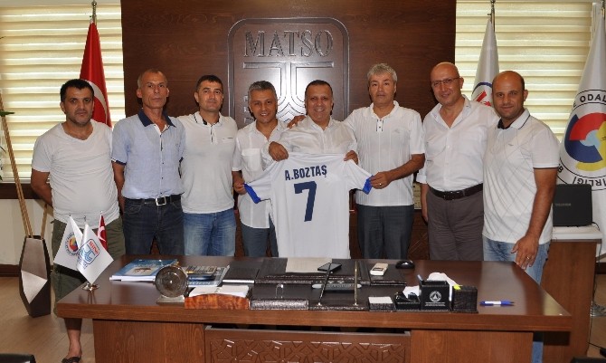Manavgat Masterler, MATSO Başkanı Boztaş'ı ziyaret etti