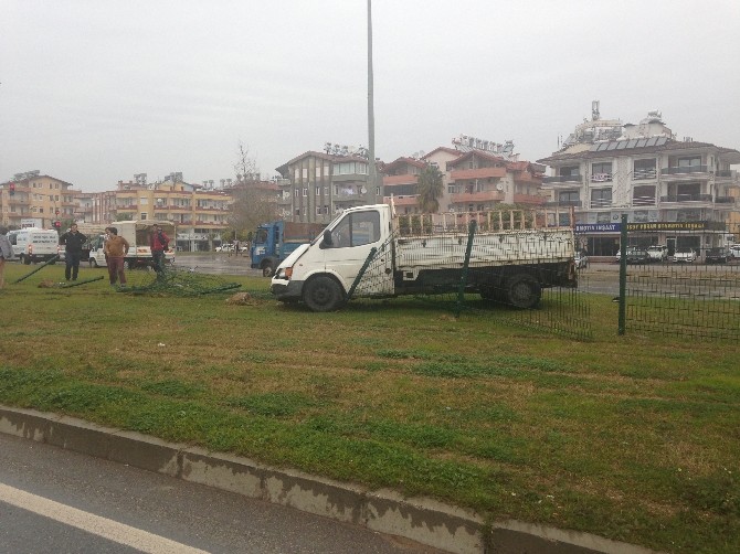 Manavgat'ta kaza: 1 yaralı