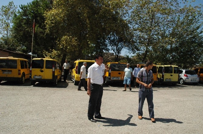 Manavgat'ta taksiciler isyanda