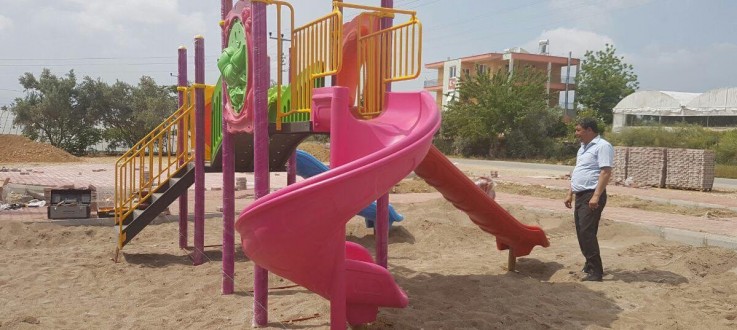 Mandıralar parkı tamamlanıyor