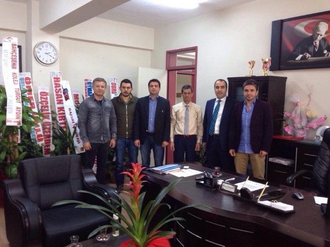 MASİAD Yöneticilerinden İlçe Milli Eğitim Müdürü Sarıdemir'e ziyaret 