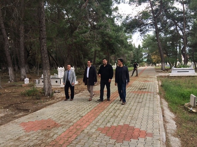 Mezarlıklar denetlendi