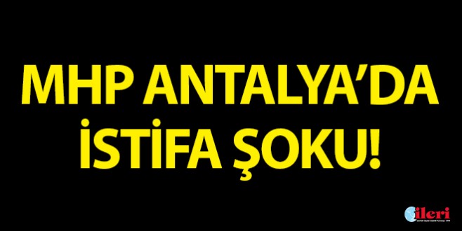 MHP'li meclis üyesi istifa etti!